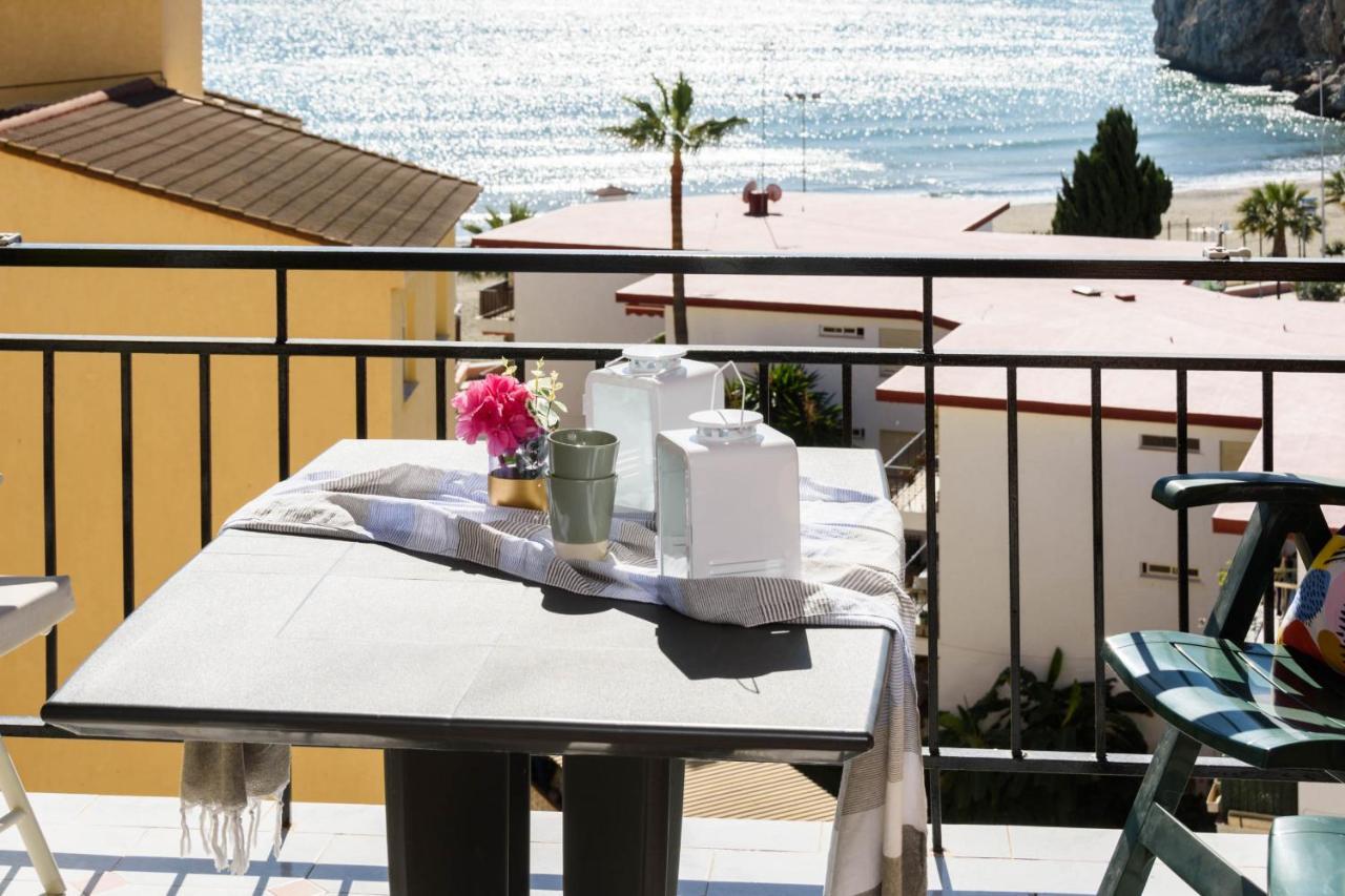 Wintowinrentals 1St Linea De Playa Vista Al Mar Y Piscina La Cala Del Moral ภายนอก รูปภาพ